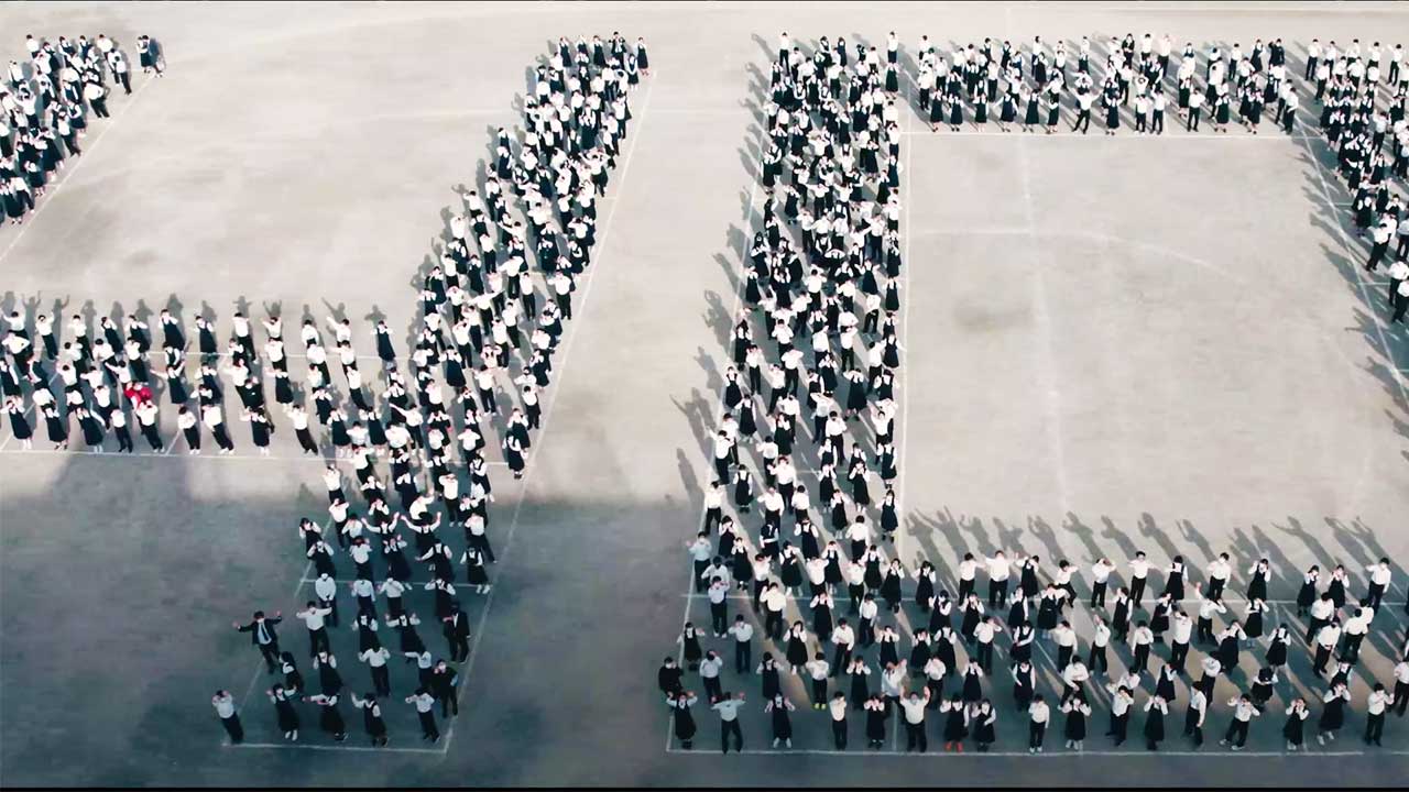 さいたま市立内谷中学校　開校40周年記念動画（ドローン映像）