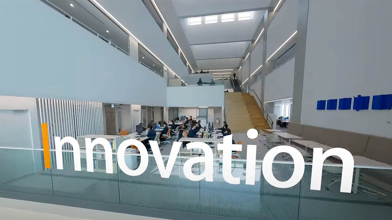 クミアイ化学工業さまをマイクロドローンで撮影